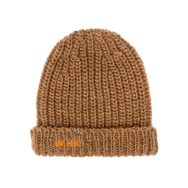 WOOL BEANIE BROWN