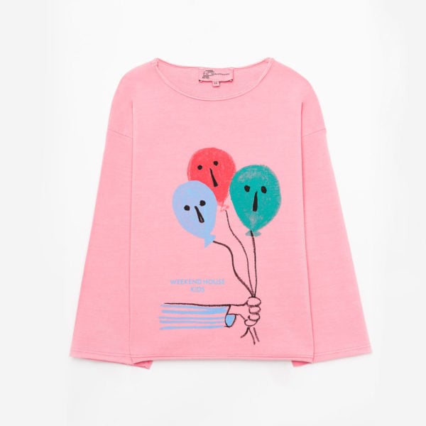 Balloon pink sweatshirt