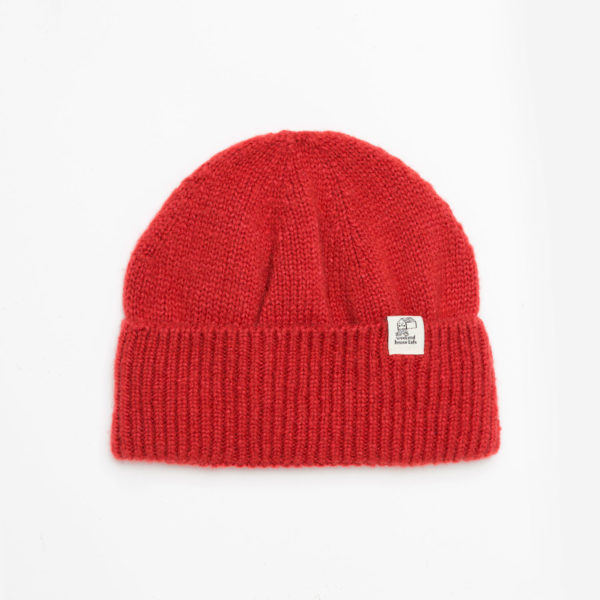 Red wool hat