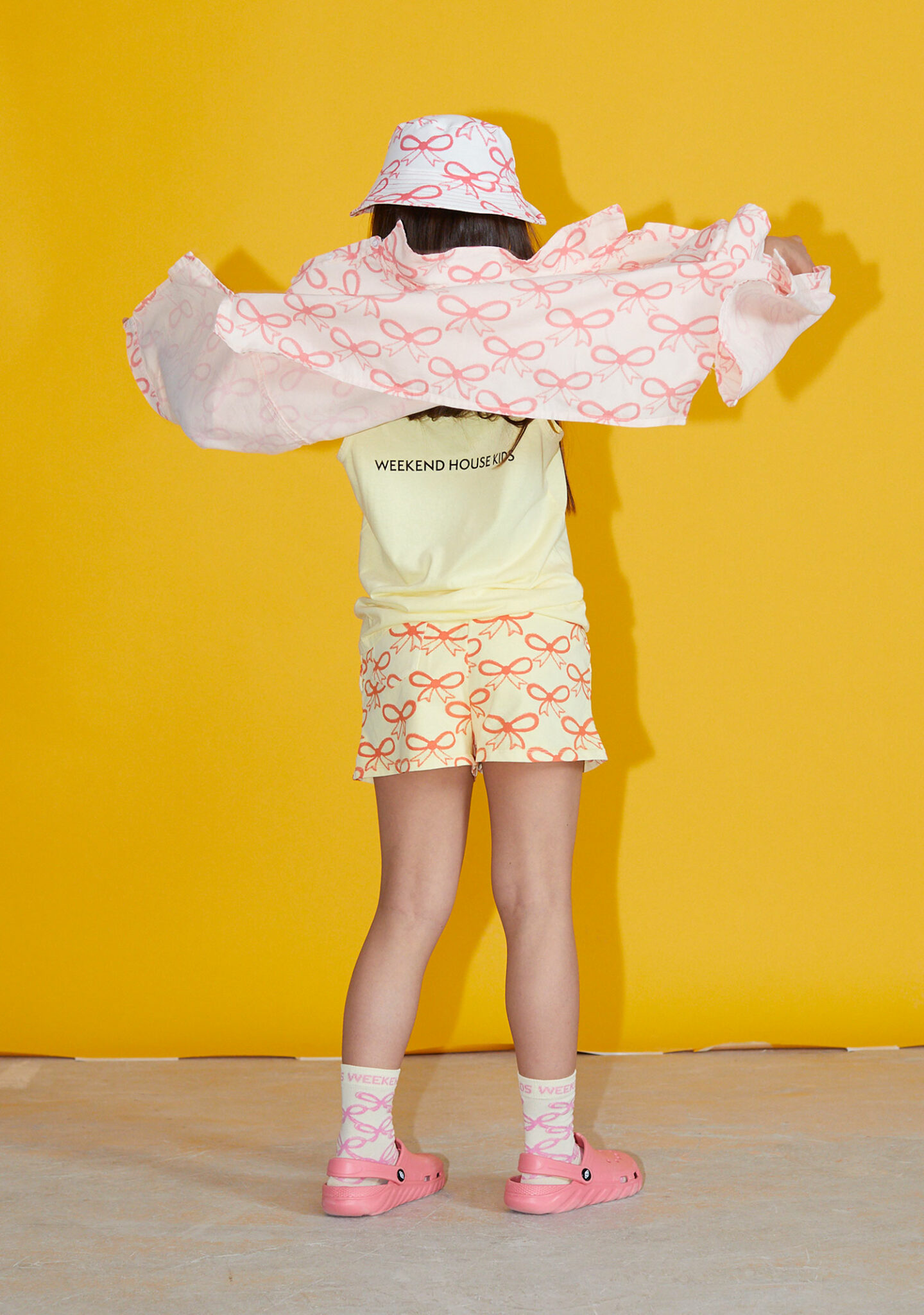 Pink bows shorts