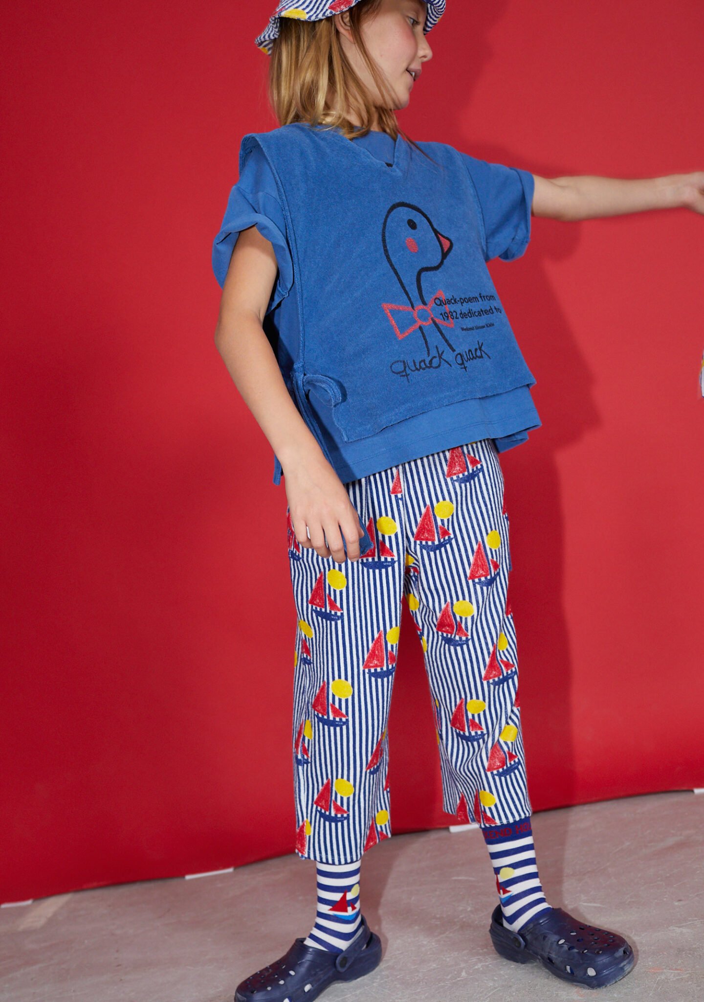 Stripes boat pants