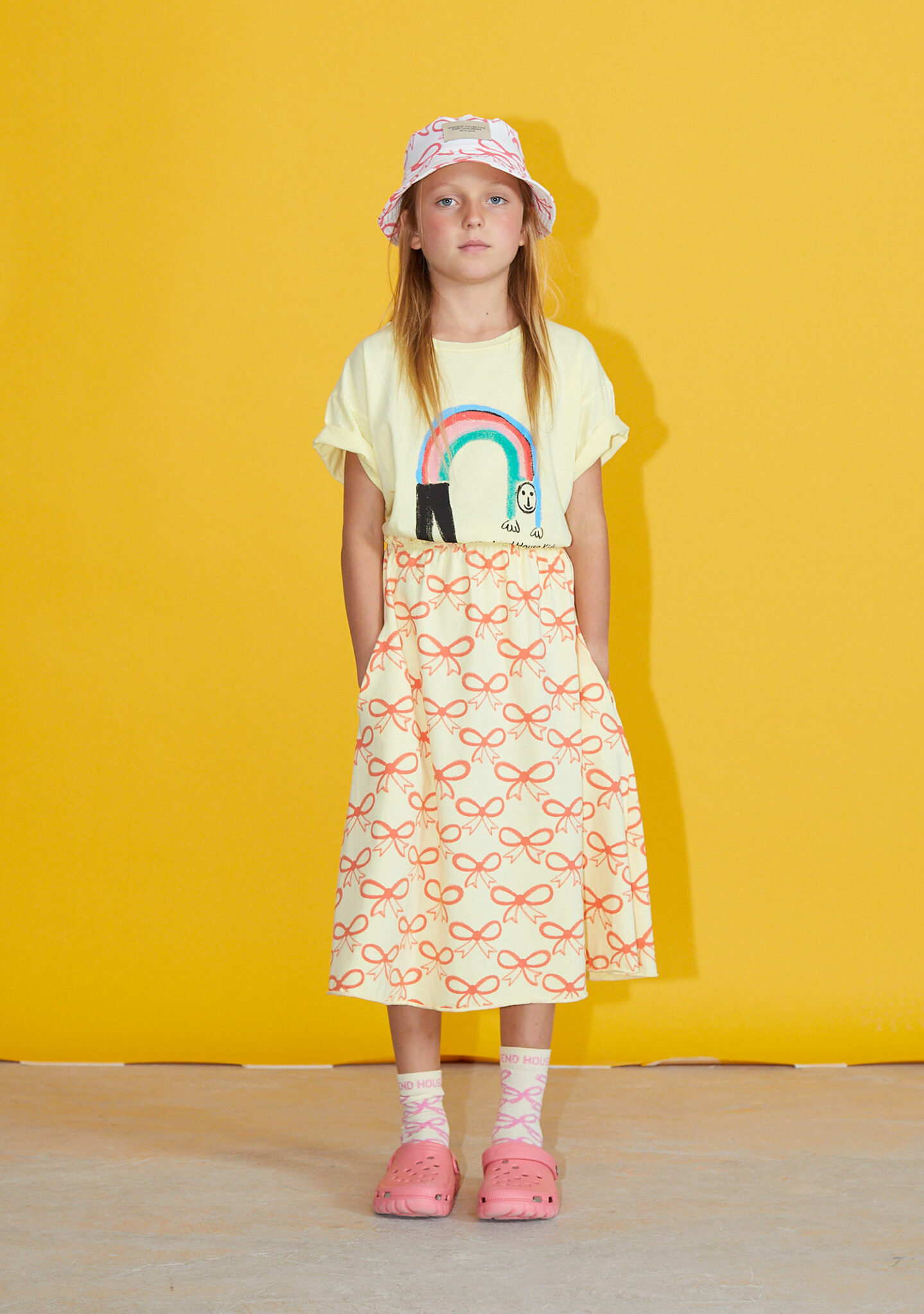Pink bows skirt