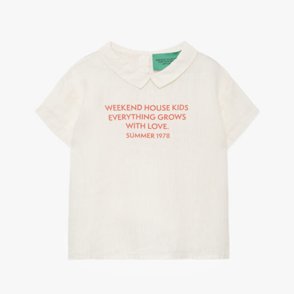Object linen short shirt