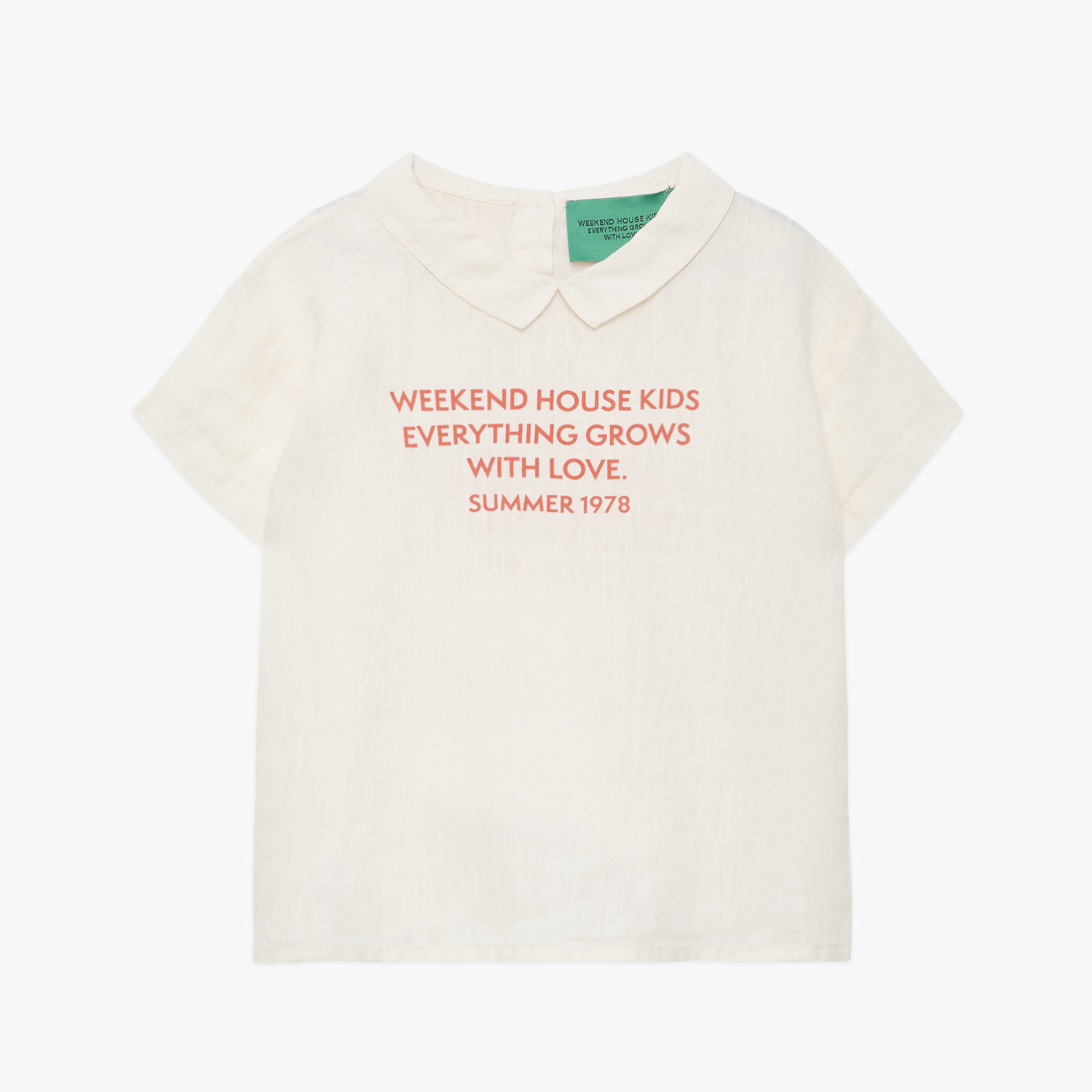 Object linen short shirt