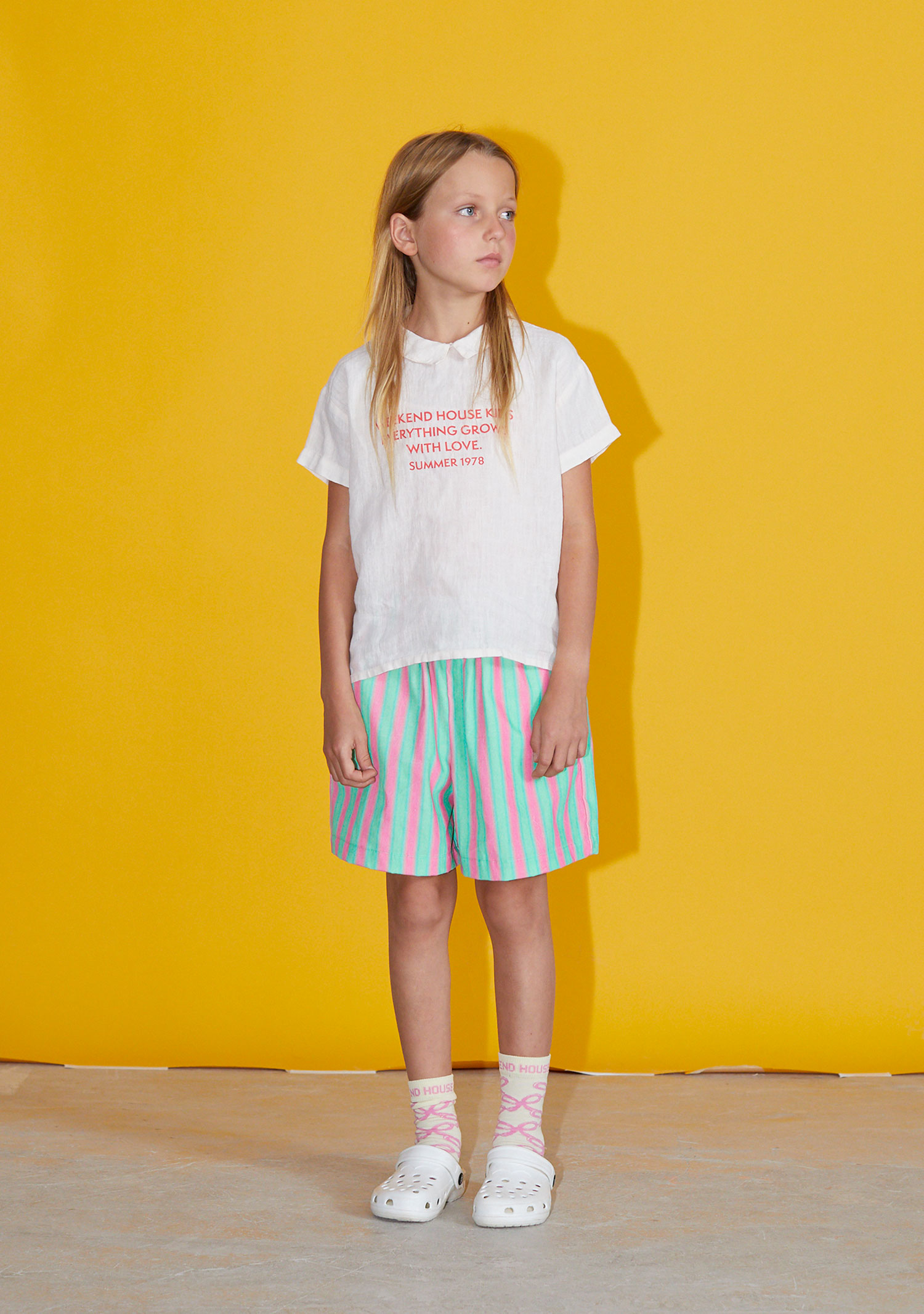 Object linen short shirt
