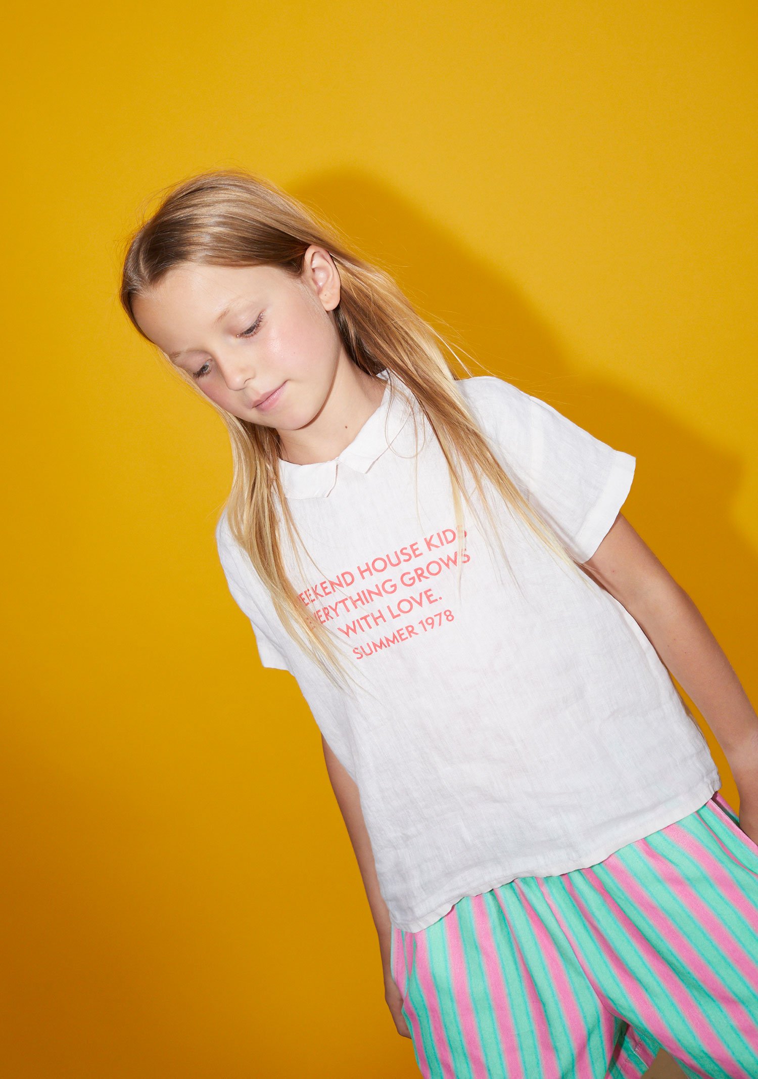 Object linen short shirt