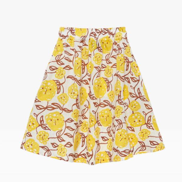 Mimosa linen skirt