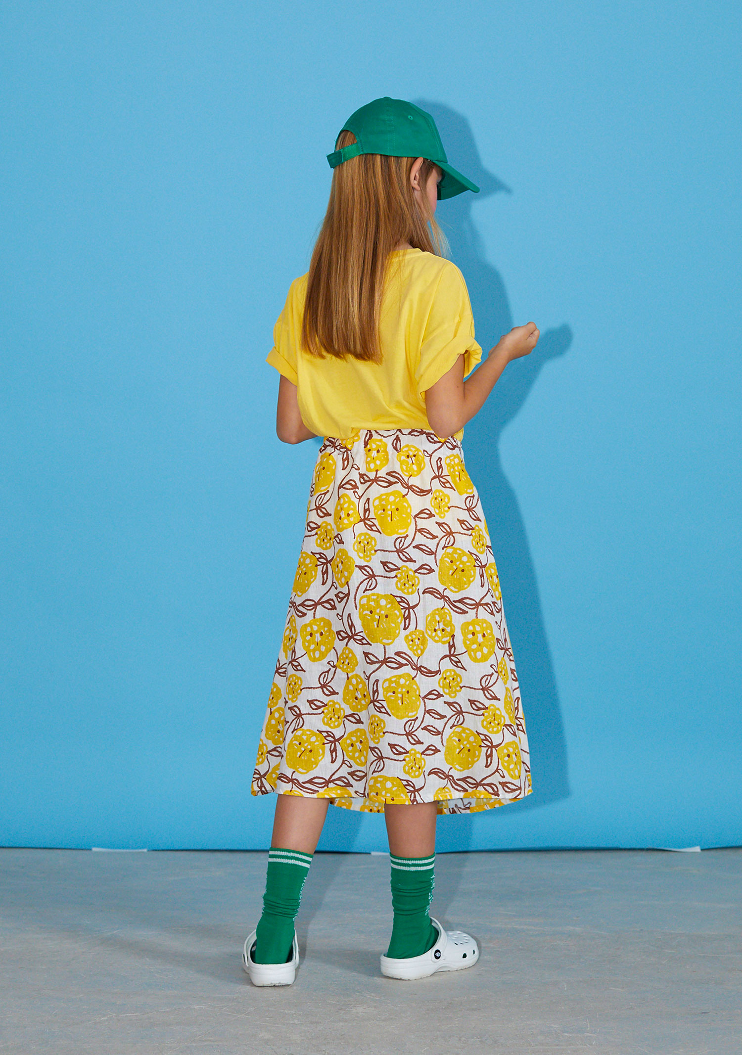 Mimosa linen skirt