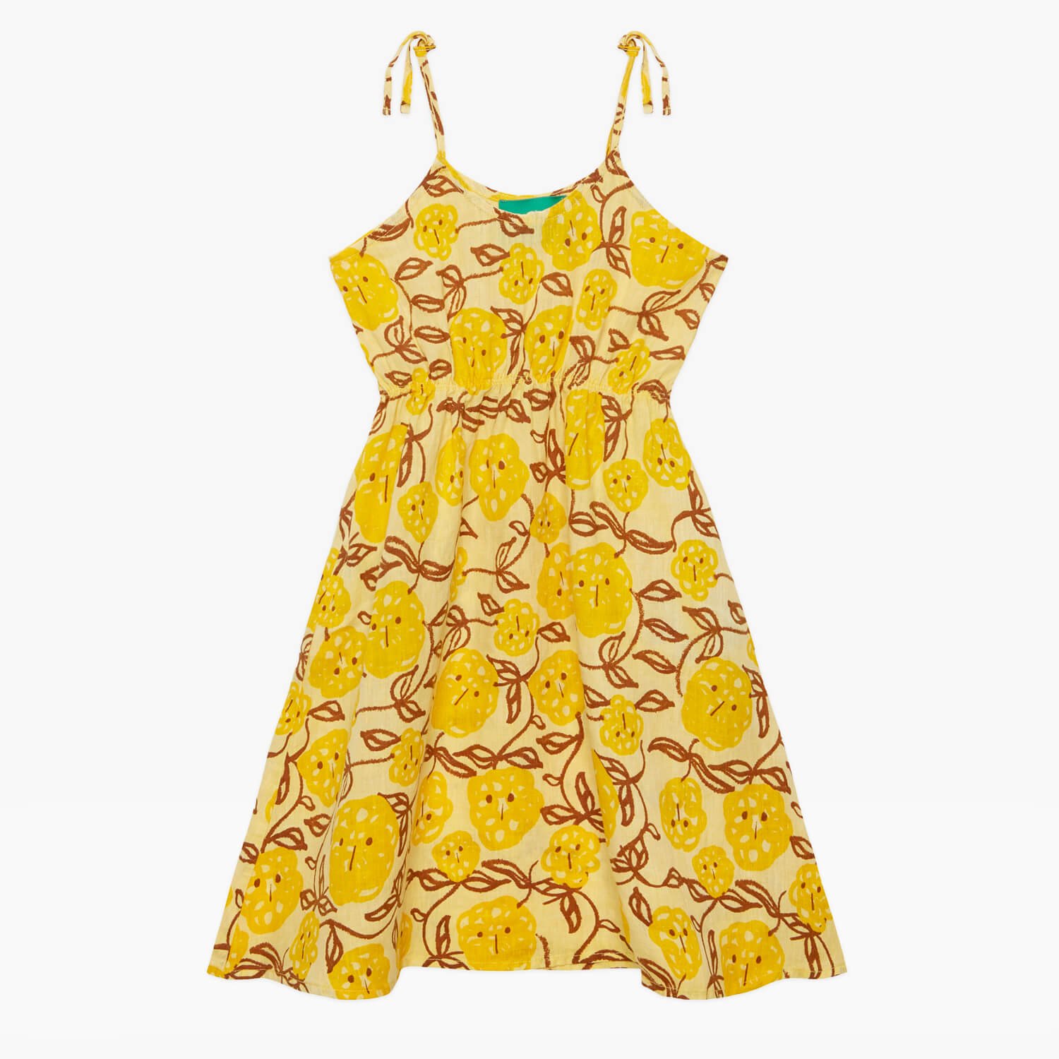 Mimosa linen dress