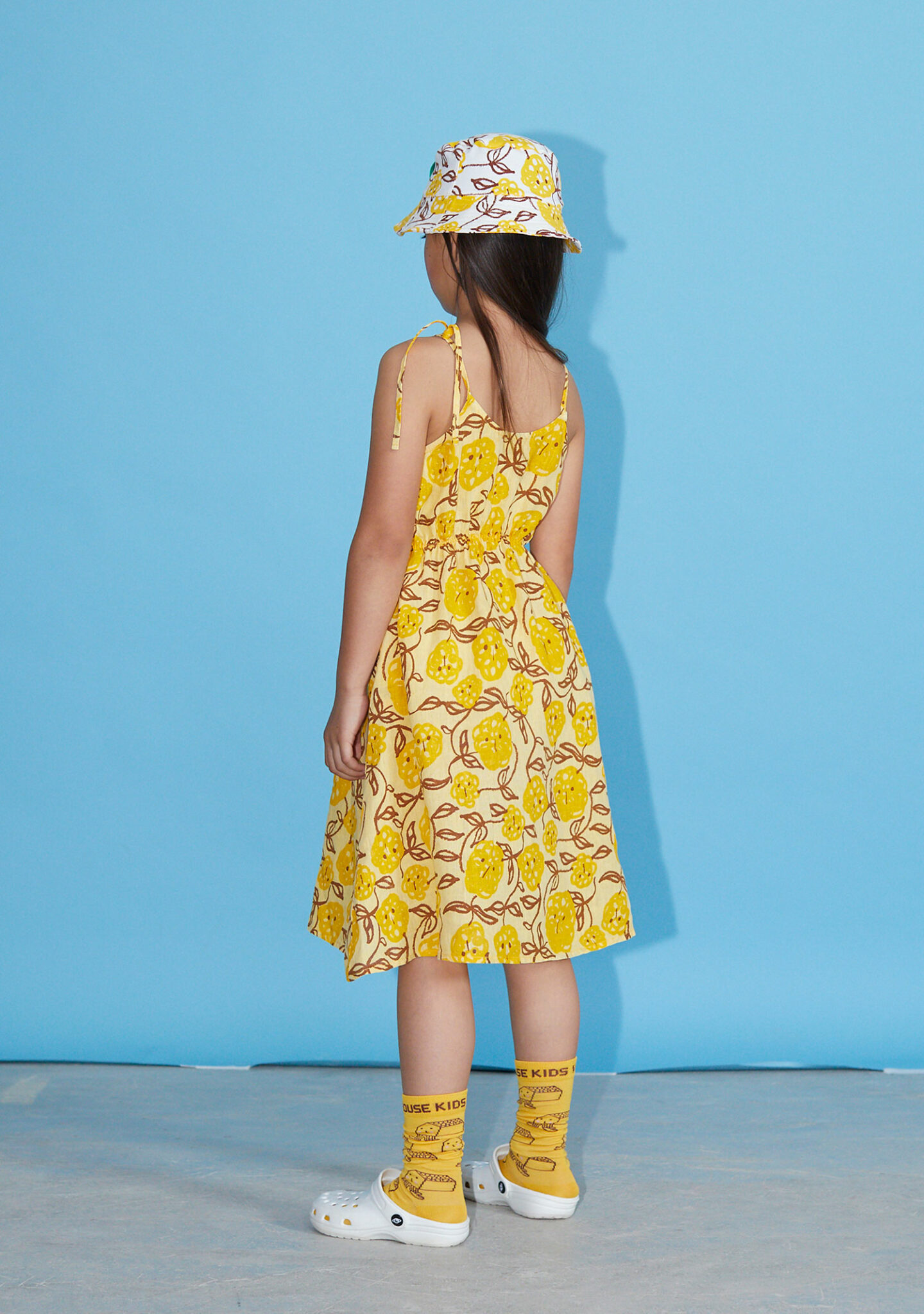 Mimosa linen dress