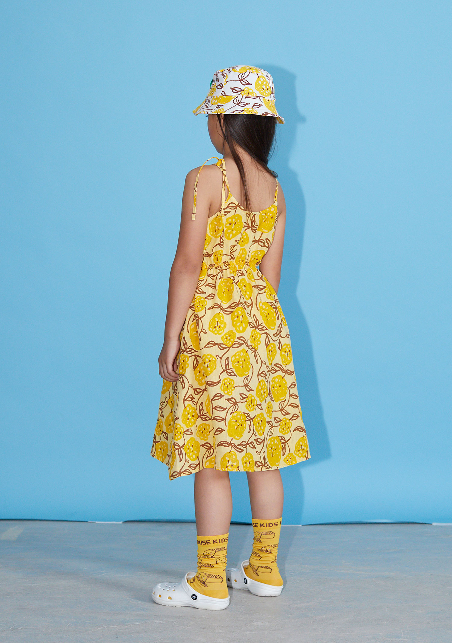 Mimosa linen dress
