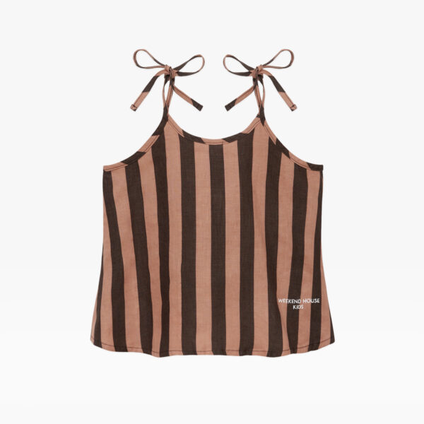 Stripes linen top