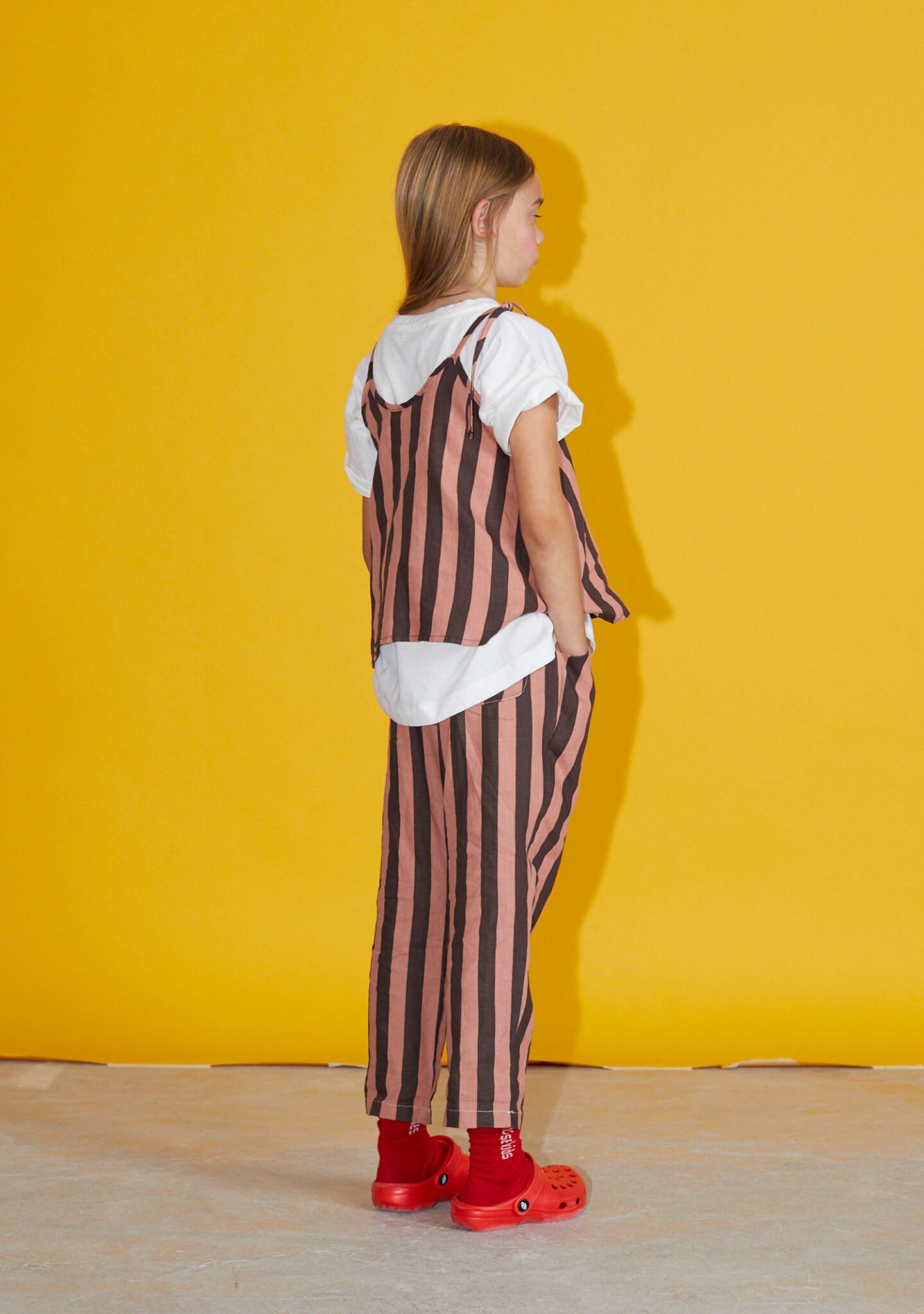 Stripes linen top