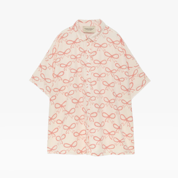 Pink bows short shirt