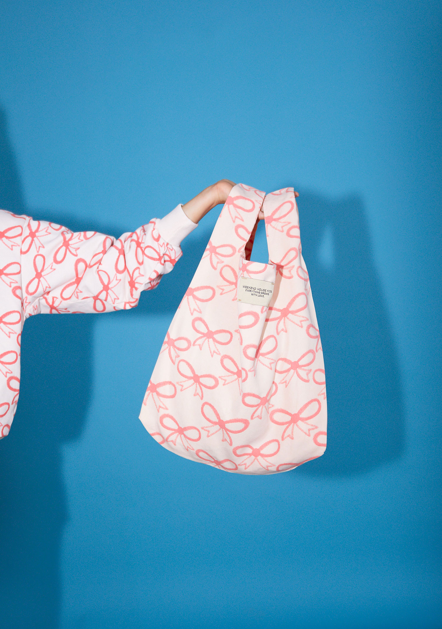 Pink bows bag