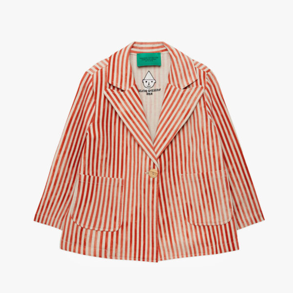 Poets linen logo tailored jacket