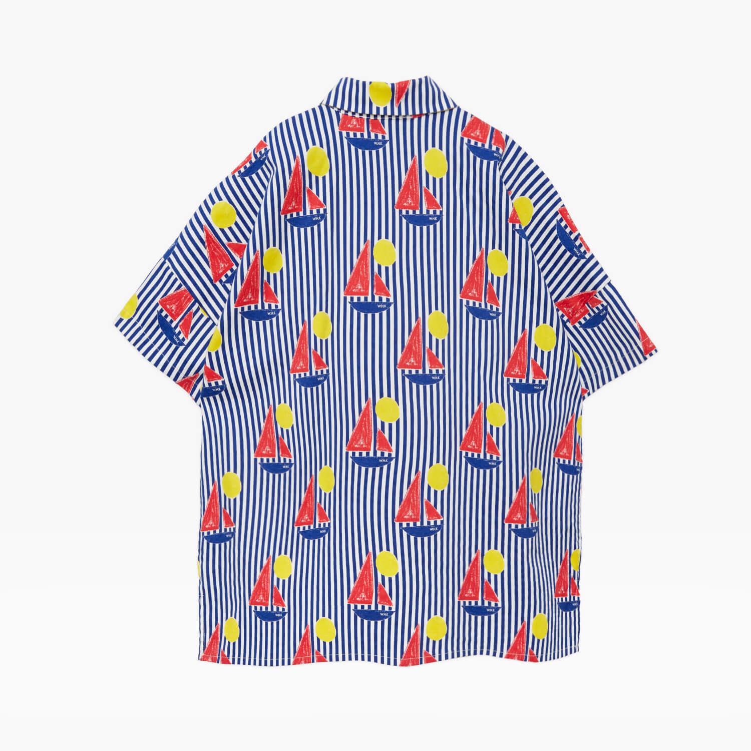 Oversized stripes boat shirt