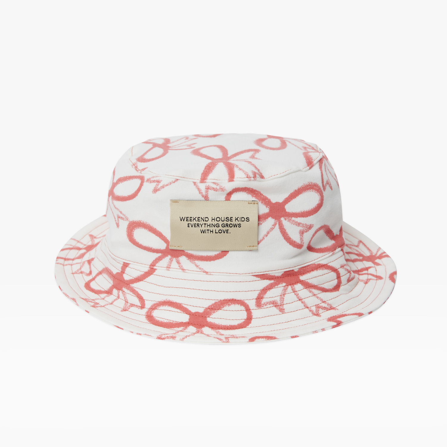 Pink bows hat
