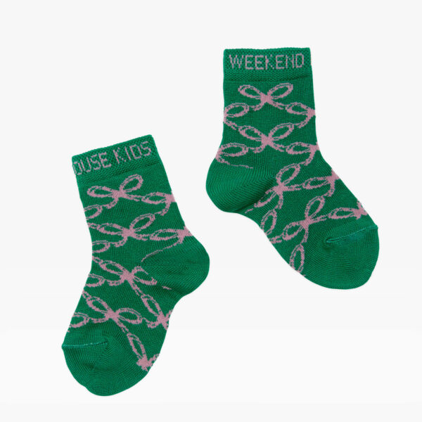 Green lace socks