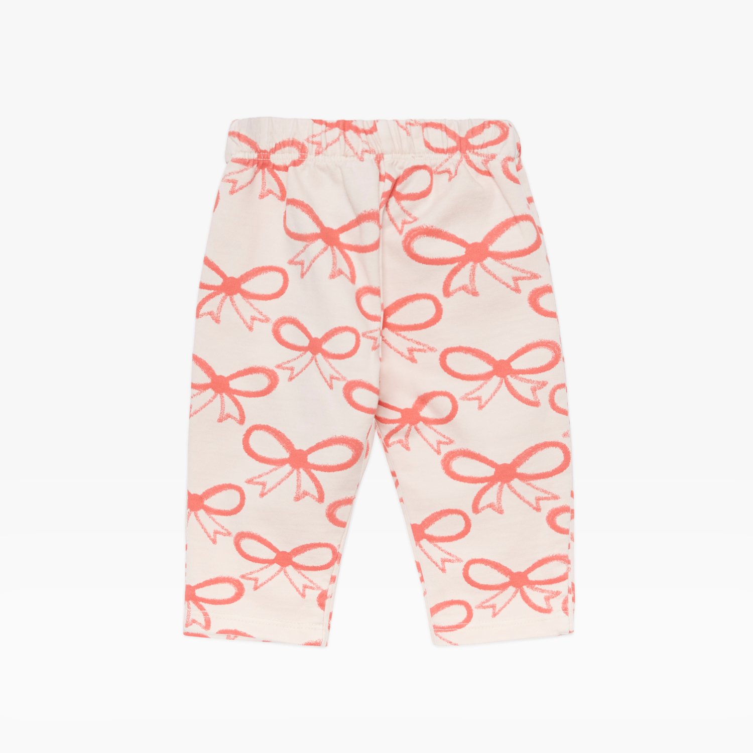 Baby pink bow trousers