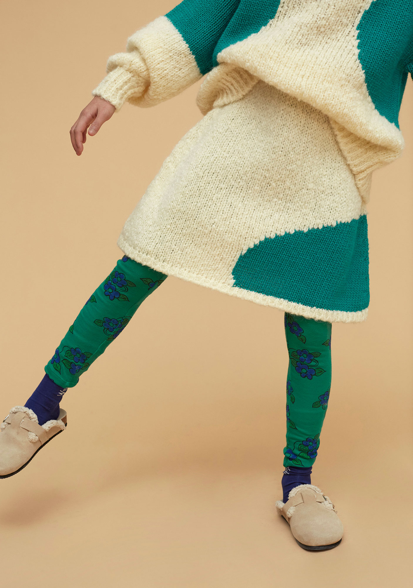Green dot skirt