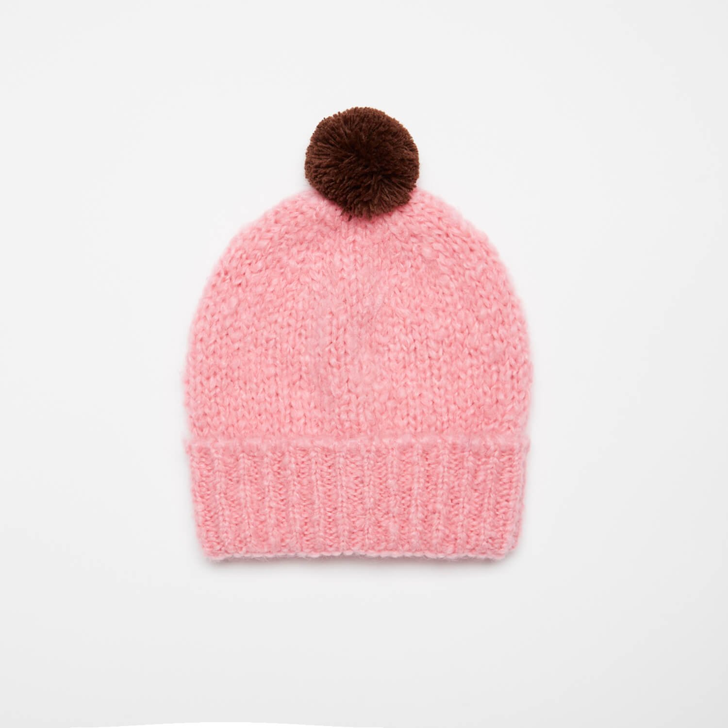 Pink wool hat
