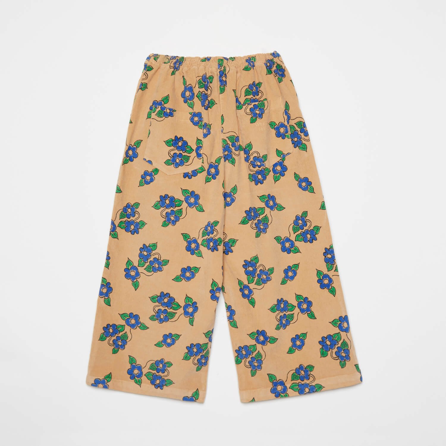 Corduroy flower pants
