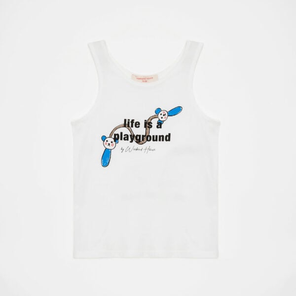 Life is a playground tank t-shirt