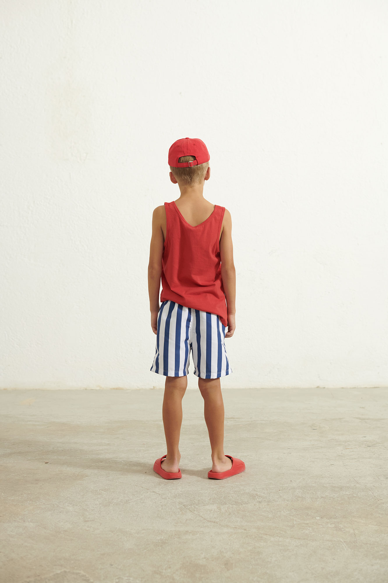 Logo tank t-shirt (red)
