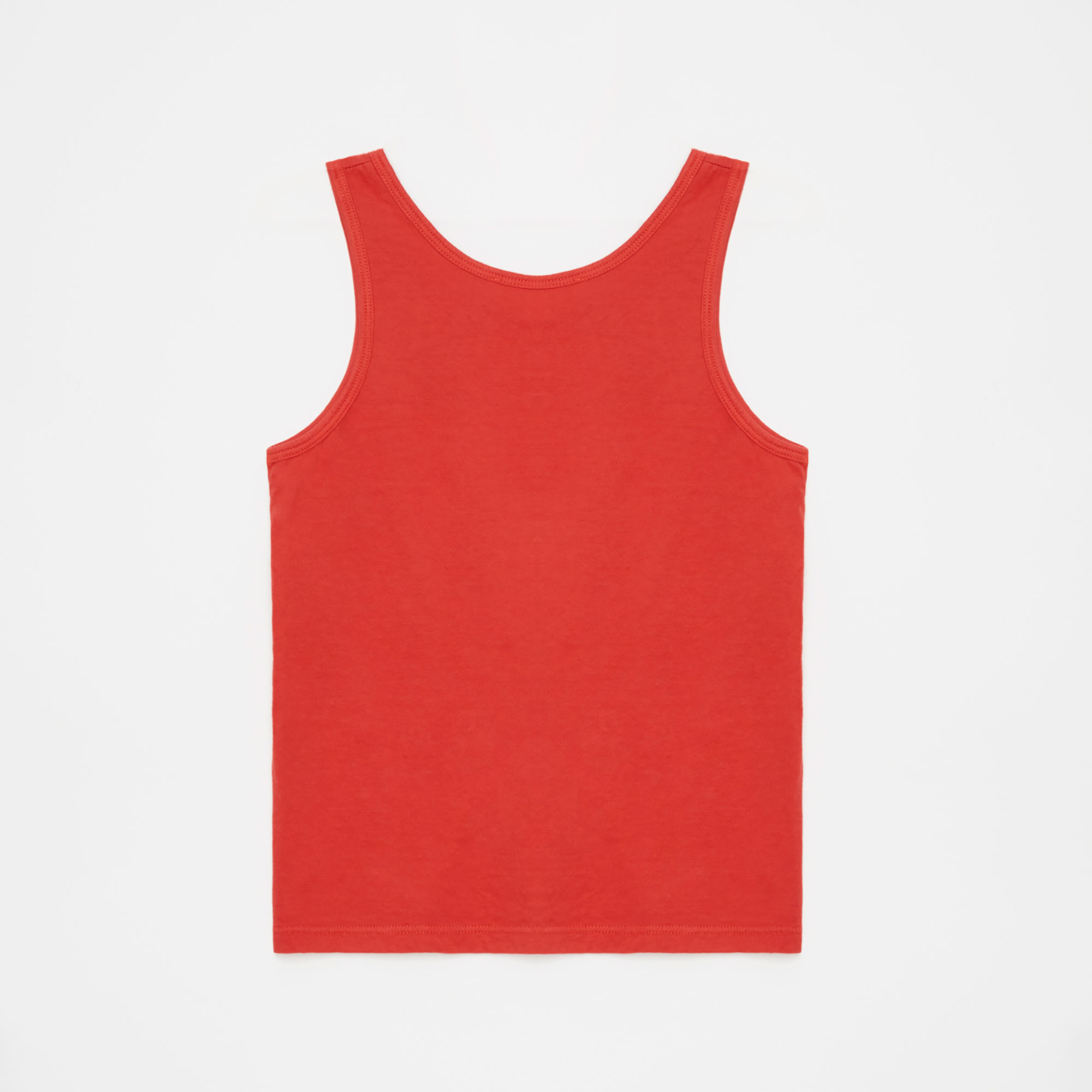 Logo tank t-shirt (red)