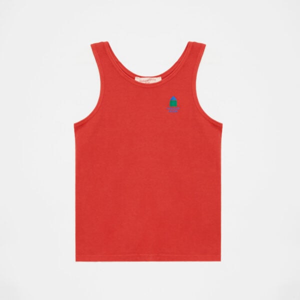 Logo tank t-shirt (red)