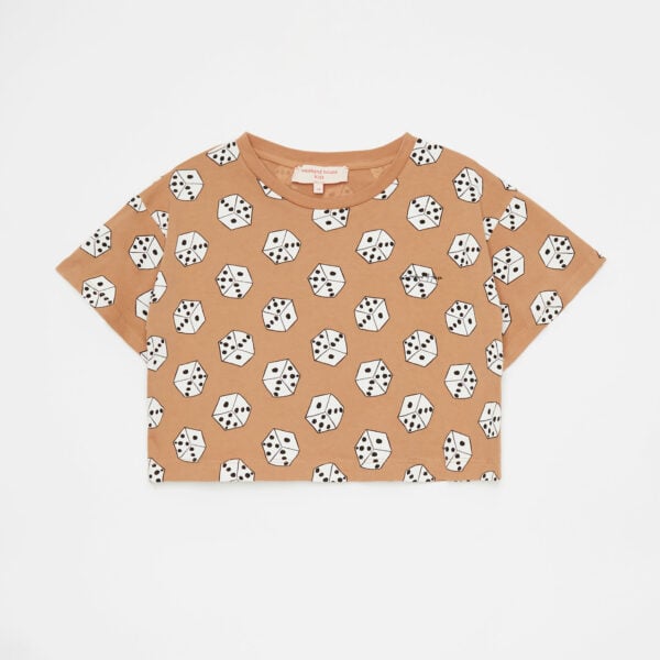 Cubes crop t-shirt