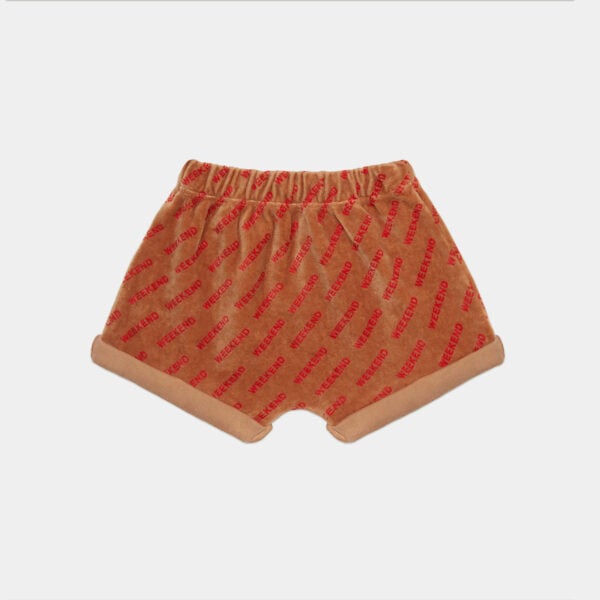 Logo baby shorts