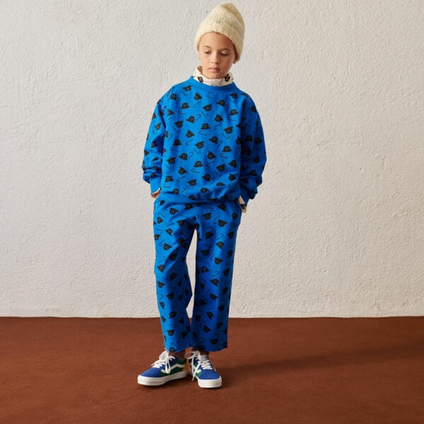 Chaplin all over sweatpants (blue)