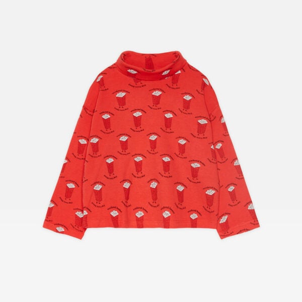 Popcorn all over turtleneck