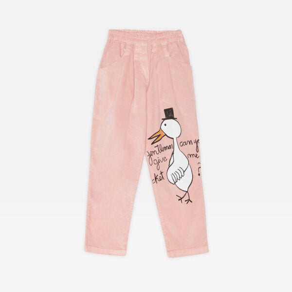 Ticket seller velvet pants