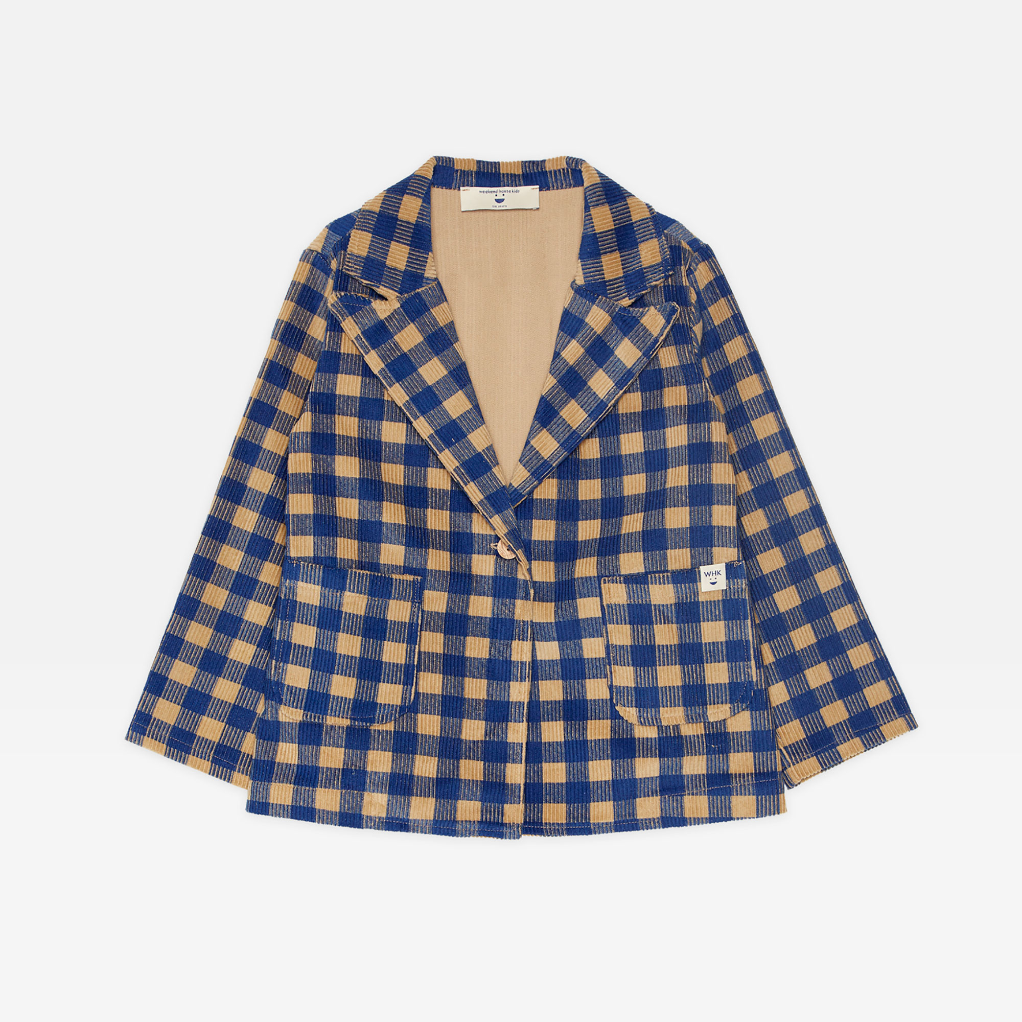 Checks corduroy jacket – weekend house kids.