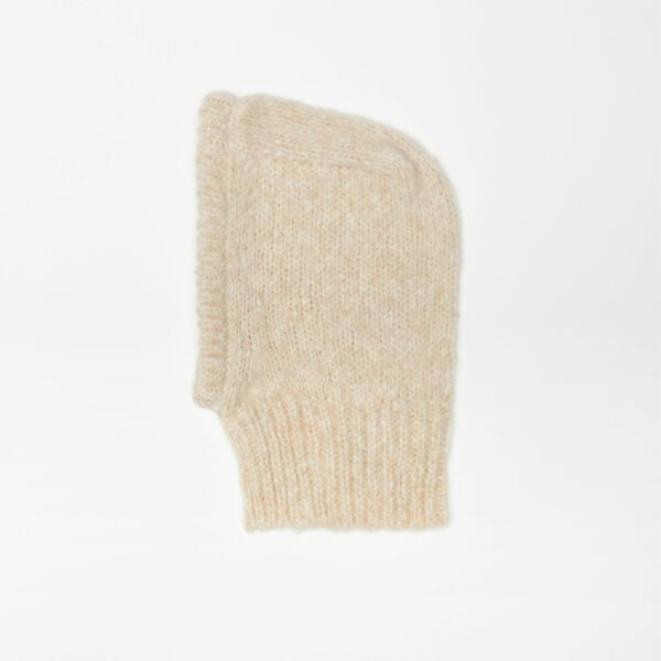 Wool baclava hat (cream)