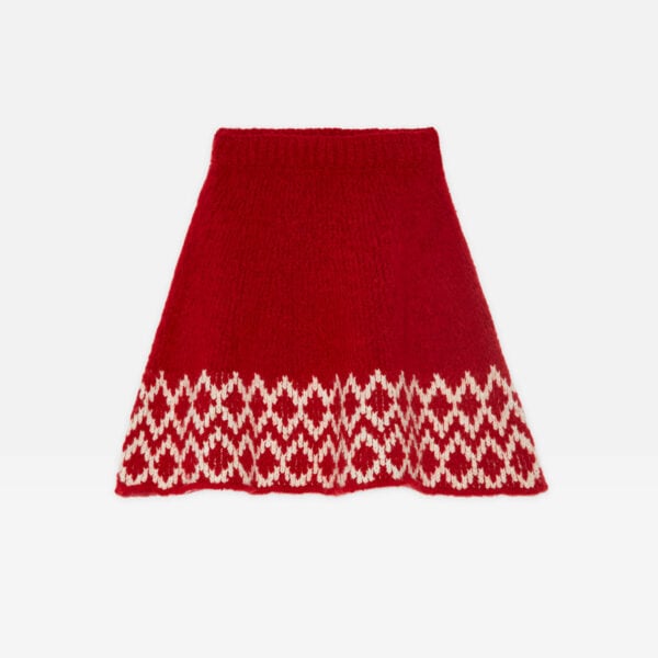Red skirt