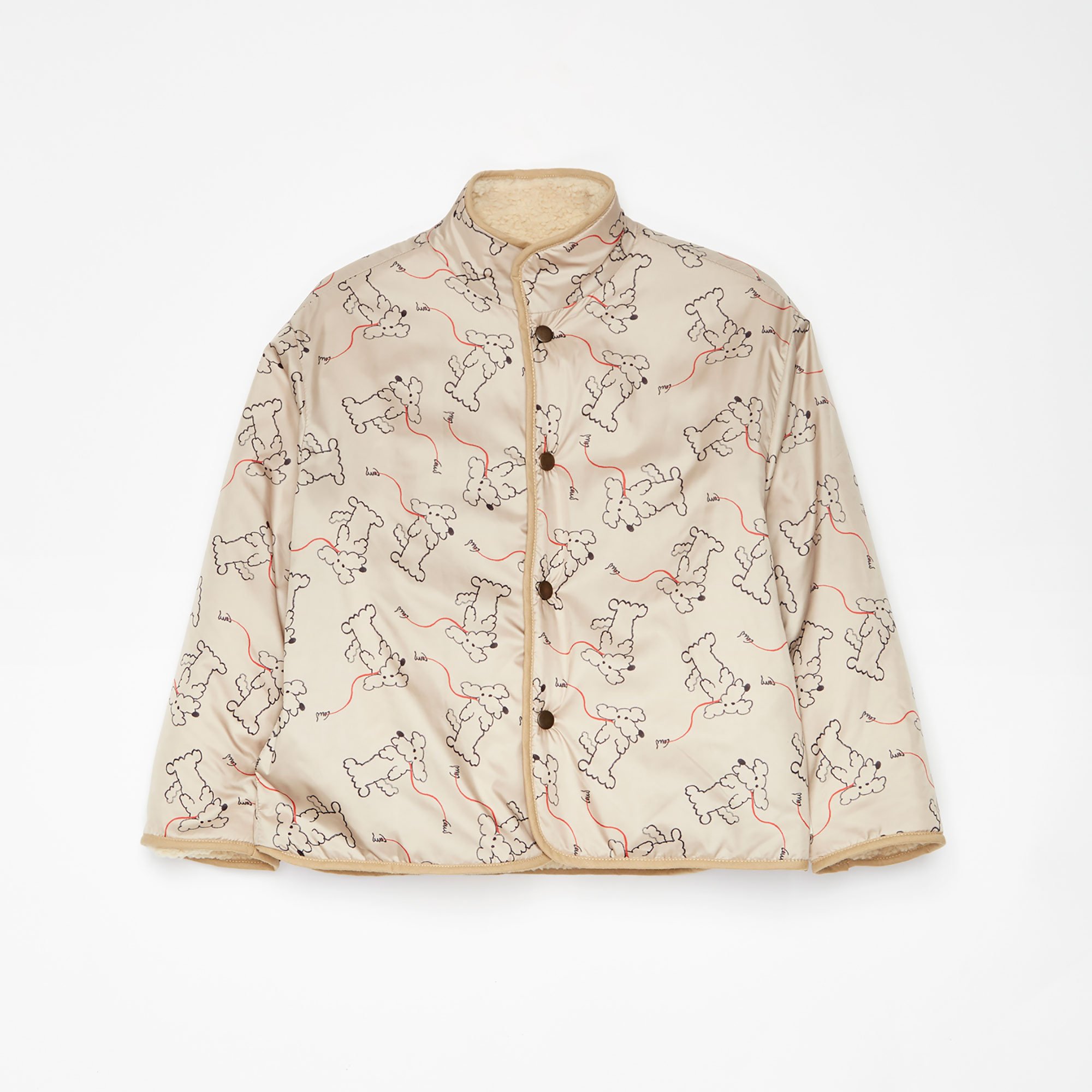 Reversible dogs all over jacket – weekend house kids.