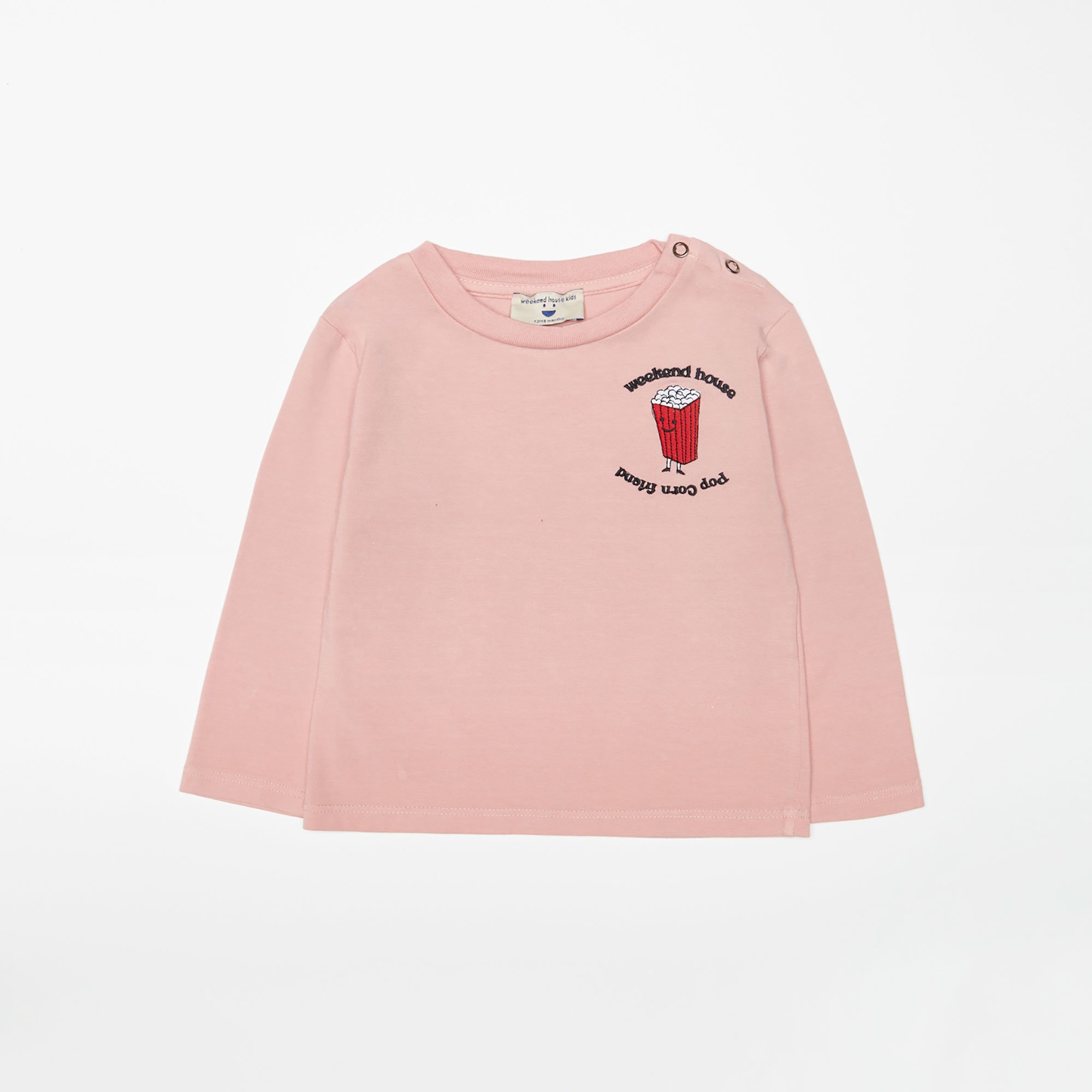 Popcorn l/s t-shirt – weekend house kids.