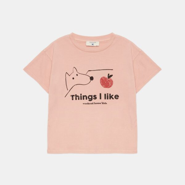 Things I like t-shirt (pink)