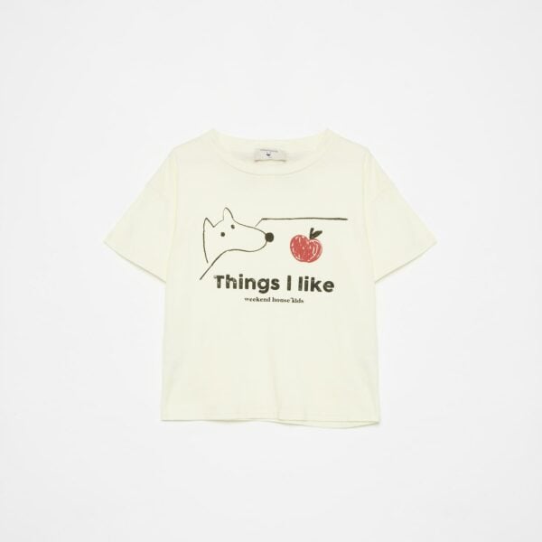 Things I like t-shirt (soft yellow)