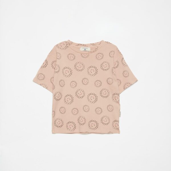 Flowers all over t-shirt