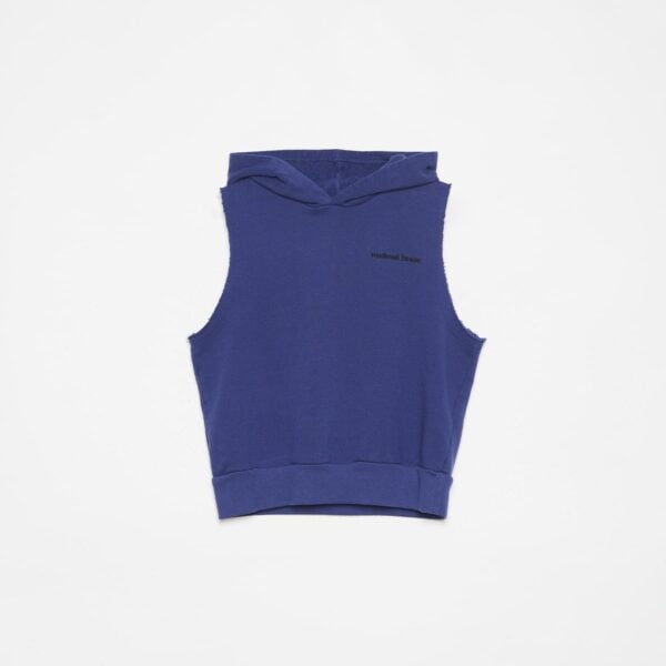 Long legs hoodie vest