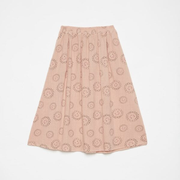 Flowers all over long skirt