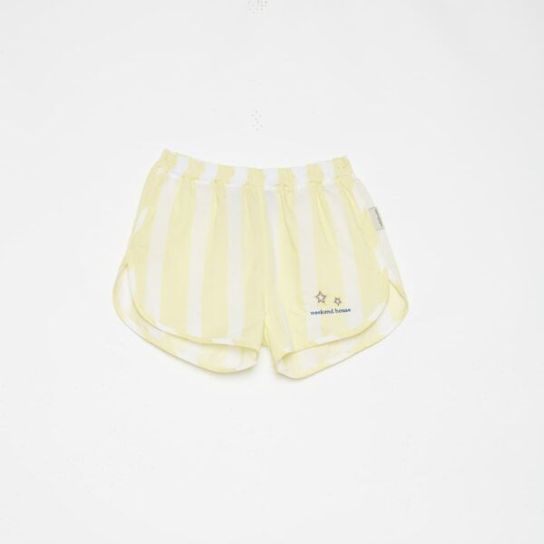 Yellow stripes short