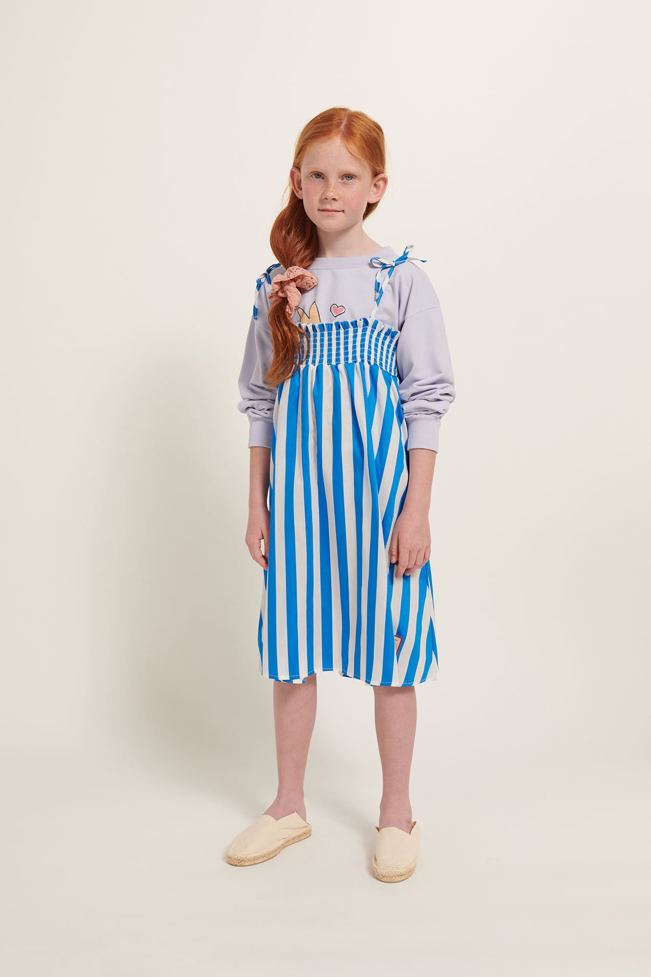 Smoked Blue stripes dress