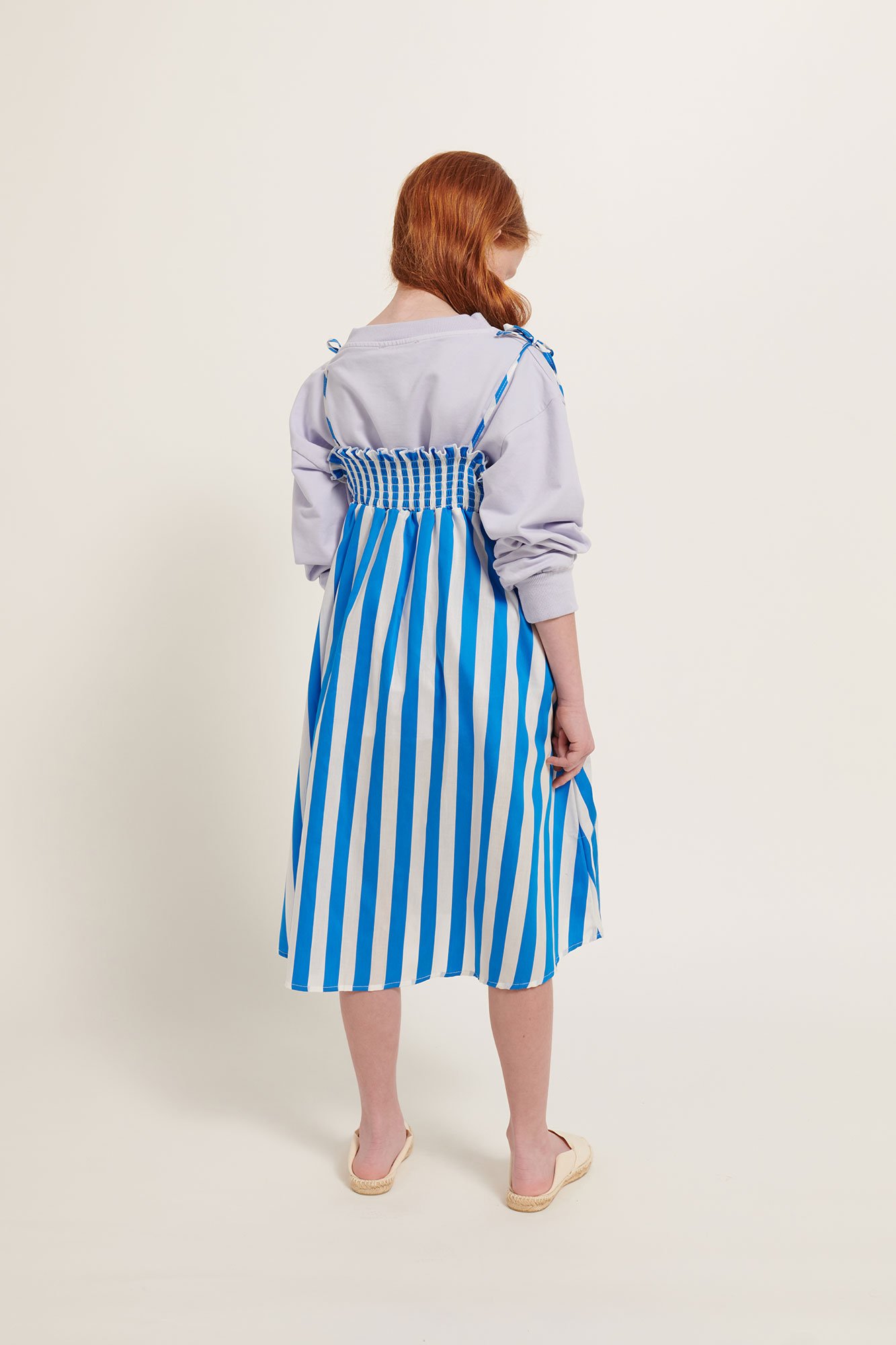 Smoked Blue stripes dress