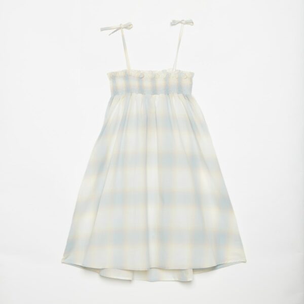 Soft multicolor smoked dress